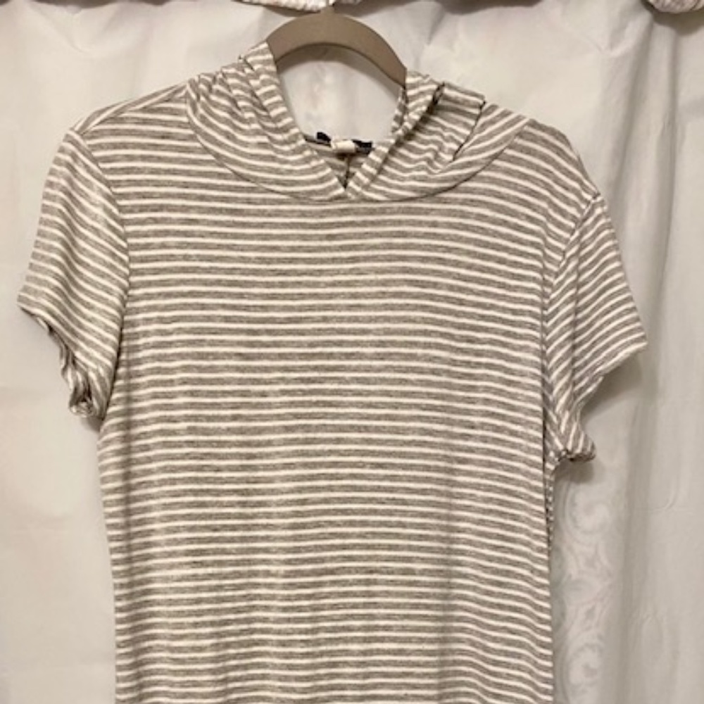 Hooded Striped Tunic